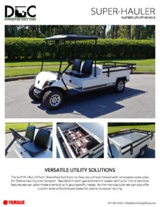 DGC-Super-Hauler | Diversified Golf Cars Inc